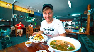$6 THAI Street Food / What to EAT in CHUMPHON / Thailand Motorbike Tour