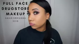 FULL FACE DRUGSTORE MAKEUP|AMARISBRIANNA