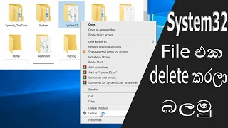 deleting system32(don't try this at home)