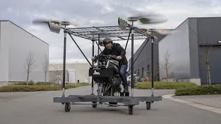 DIY Flying bike - Motorcycle to Hoverbike  - Modified version