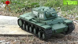 Танки на Радиоуправлении. Радиоуправляемый танк Heng Long KV-1 1:16