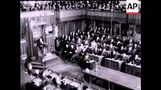 JOHN F KENNEDY AT PARLIAMENT  HOUSE - NO SOUND