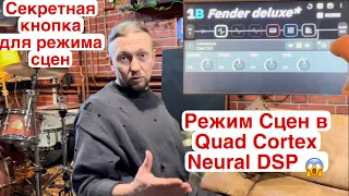 Режим Сцены в Quad Cortex Neural DSP, секретная кнопка