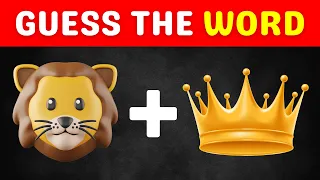 Can You Guess the Word By Emojis? 🌈🍔🌞 || Emoji Quiz