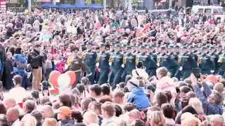 Военный парад в Гомеле на 9 мая 2015 года