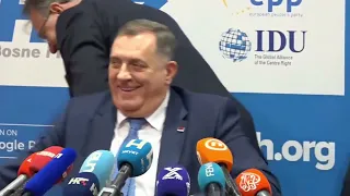 Dodik,Čović Nikšić press poslije sastanka u Mostaru