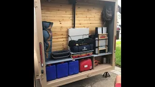 Off-road Cargo Trailer converted to Cabin -- Garage