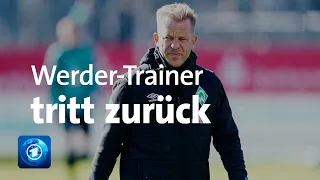 Ermittlungen der Staatsanwaltschaft: Werder Bremens Trainer Markus Anfang tritt zurück