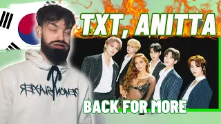 TeddyGrey Reacts to 🇰🇷🇧🇷 TXT, Anitta ‘Back for More’ Official MV | REACTION