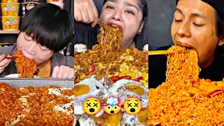 MUKBANGERS MOST INS@NE BIG BITES!🙀🤯😵