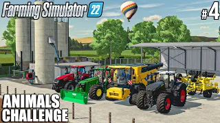 Building PIG FOOD MIXER and COMPACTING SILAGE | ANIMALS Challenge | Farming Simulator 22