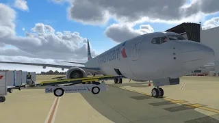 X Plane 11 KORD-KRSW B738 Virtual American Airlines [VATSIM]