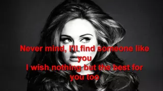 Adele - Someone like you (karaoke lyrics)