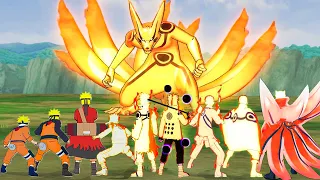 Naruto x Boruto Storm Connections - All Naruto Transformations Base - Baryon Mode & Ultimate Attacks