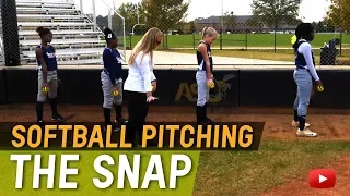 Youth Softball Pitching - Working on the Snap - Coach Christina Steiner-Wilcoxson