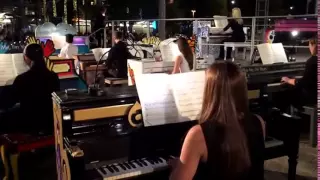 Emily Bear The 25 Street Pianos Orchestra Concert at Mesa, February 2016