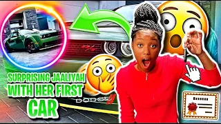 SURPRISING MY DAUGHTER JAALIYAH WITH A BRAND NEW CAR TO SEE HER REACTION!