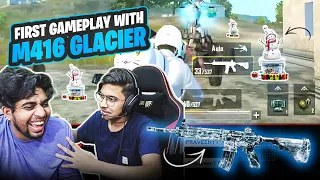 first gamelay with M416 GLACIER IN PUBG LITE | GoDTusharOP