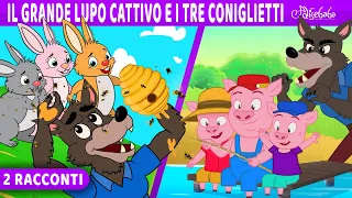 Il Grande Lupo Cattivo E I Tre Coniglietti & I Tre Porcellini 2 | Storie Per Bambini Cartoni Animati