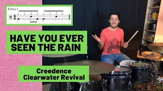 🥁HAVE YOU EVER SEEN THE RAIN - Creedence Clearwater Revival (DRUM COVER) BATERÍA