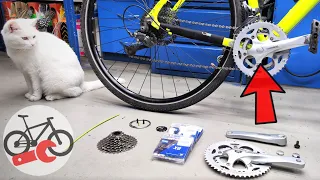 How to upgrade your bike. Replacing the drivetrain of a bicycle