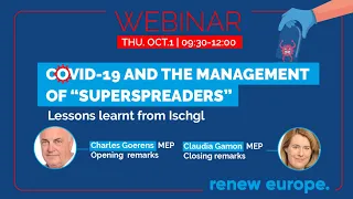 WEBINAR: Covid-19 and the management of ‘superspreaders’: Lesson learnt from Ischgl