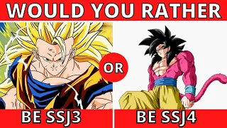 Would You Rather | DRAGON BALL Z | Anime Quiz (Part 2)