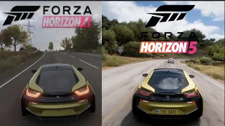 Forza Horizon 5 vs Forza Horizon 4 - Graphics Comparison