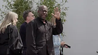 Director Steve McQueen in Cannes for the Film Festival