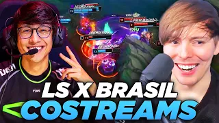 LS | BRASIL WILL SAVE LEAGUE OF LEGENDS | LLL vs KABUM + Draft Kingdom (w/ Shrimp)