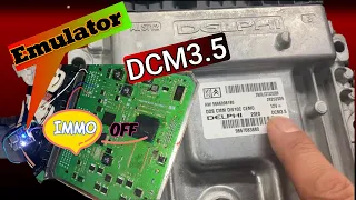 كيفيت برمجة ألإمولاتور لإلغاء نظام الحماية IMMO OFF  Delphi DCM3.5 Citroen  Peugeot  Fiat Emulator