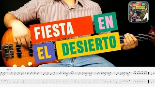 🎸 Fiesta en el desierto - Montesanto - BAJO - Partituras y Tabs 🎸🎶 #bajo #tabs #cover