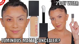 *new* 2 DAY WEAR | HUDA BEAUTY FAUXFILTER LUMINOUS MATTE CONCEALER *dry undereyes*| MagdalineJanet