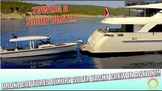 LUXURY SUPER YACHT IN ACTION!!! AWESOME JOB!!!