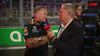 Christian Horner, Martin Brundle Pre Race Interview - Saudi Arabian GP 2023