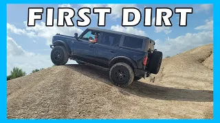 Taking my Ford Bronco Off ROADING for the FIRST time!  NEWBIE VERSION