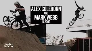 Mark Webb and Alex Coleborn in 2009