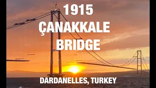 World's Longest Suspension Bridge Takes Shape in Turkey