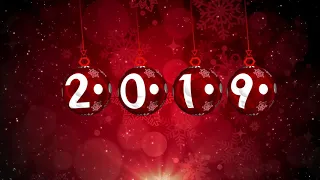 Новогодний 2019 футаж 3  2019 new year's footage