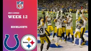 Pittsburgh Steelers vs Indianapolis Colts Highlights HD | NFL Week 12 | November 27, 2022