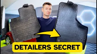 How to make rubber mats look new again!