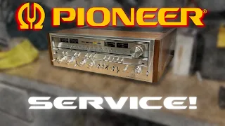 Pioneer SX-1080 Service!  [Do It Yourself!!] #electronics #vintageaudio #diy