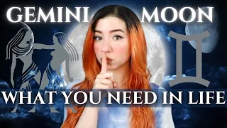 What is GEMINI MOON SIGN ♊🌙Traits, What You NEED To Feel Fulfilled,  Secrets & Desires