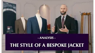 The style of a bespoke jacket