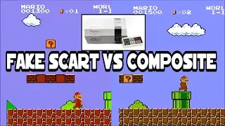 NES HDMI converter tests: fake Scart vs Composite