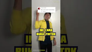 ♫ Ini Cara Buka Tiktok - #ArmanVesona #Shorts