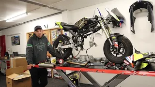 isle of Man TT star Peter Hickman workshop tour part 3, Ohvale UK