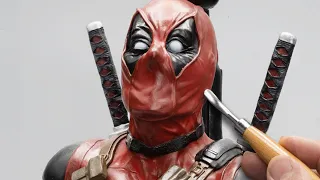 Sculpting Deadpool from Clay