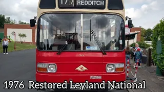 Fabulous Nostalgic Bus Ride On A Vintage Restored 1976 Midland Red Leyland National