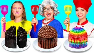 Me vs Grandma Cooking Challenge | Edible Battle by DuKoDu Challenge